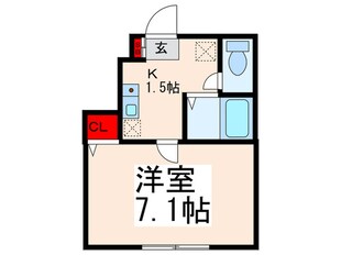 ポモドーロ町屋の物件間取画像